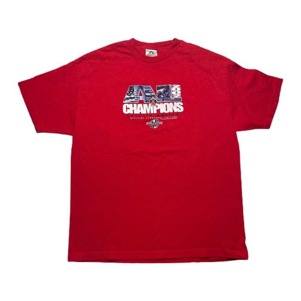 Vintage Y2K Early 2000’s Anaheim Angels American League Champions MLB Size XL